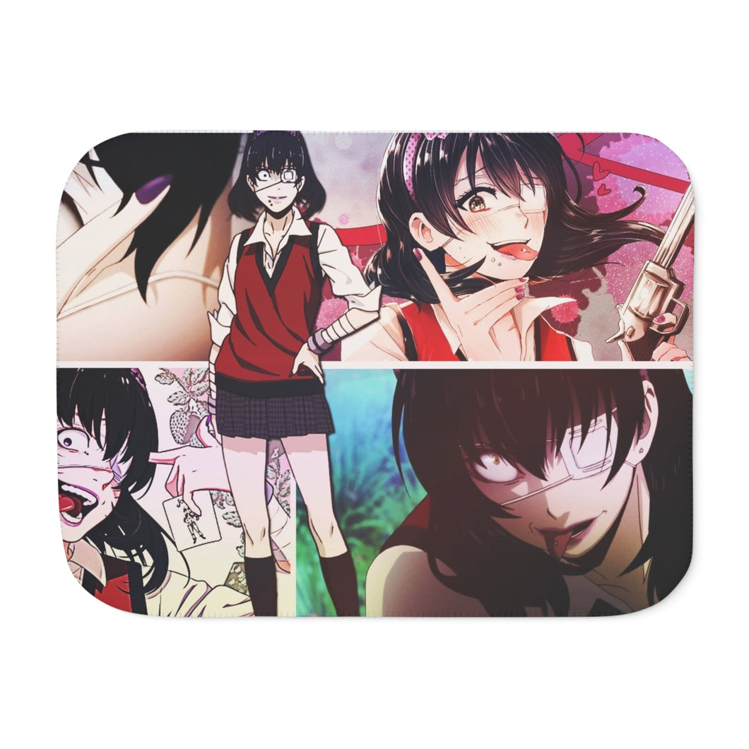 Anime Kakegurui Sherpa Blanket