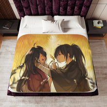 Load image into Gallery viewer, Hyakkimaru and Mio Sherpa Blanket
