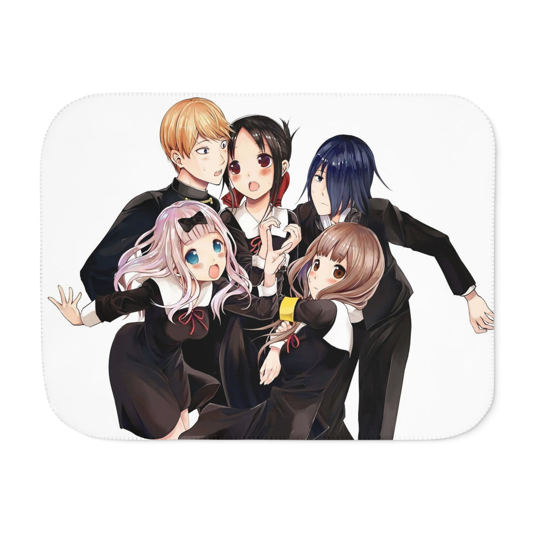 Kaguya-sama: Love is War Kaguya Shinomiya, Chika Fujiwara, Miyuki Shirogane Sherpa Blanket