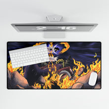 Load image into Gallery viewer, Luffy Red Roc Mouse Pad (Desk Mat)
