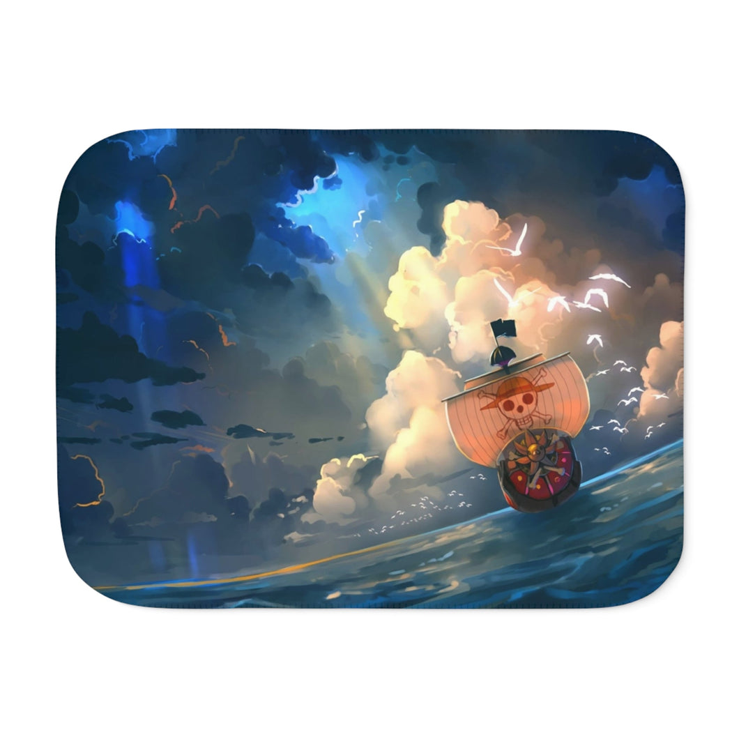 One Piece - Thousand Sunny Sherpa Blanket