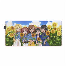 Load image into Gallery viewer, A Certain Scientific Railgun Mikoto Misaka, Kuroko Shirai, Ruiko Saten RGB LED Mouse Pad (Desk Mat)
