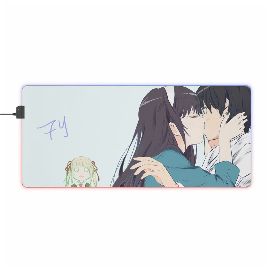 Saekano: How To Raise A Boring Girlfriend RGB LED Mouse Pad (Desk Mat)