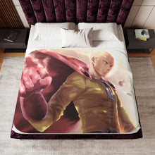 Load image into Gallery viewer, Saitama Sherpa Blanket
