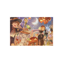 Load image into Gallery viewer, Halloween, Fancy Costumes and Pumpkins♪ Rug
