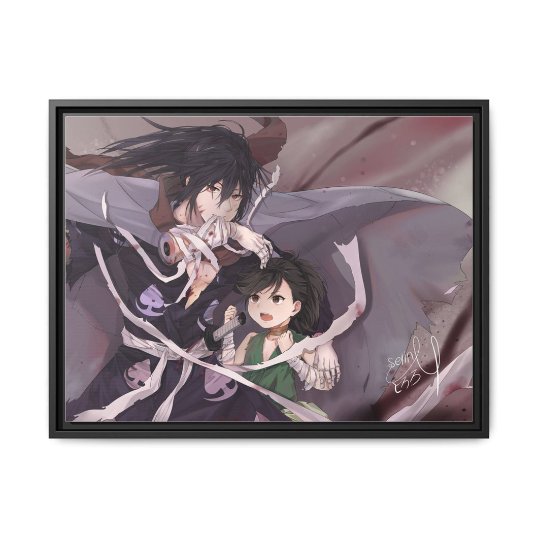 Anime Dororo Canvas Framed Art Print