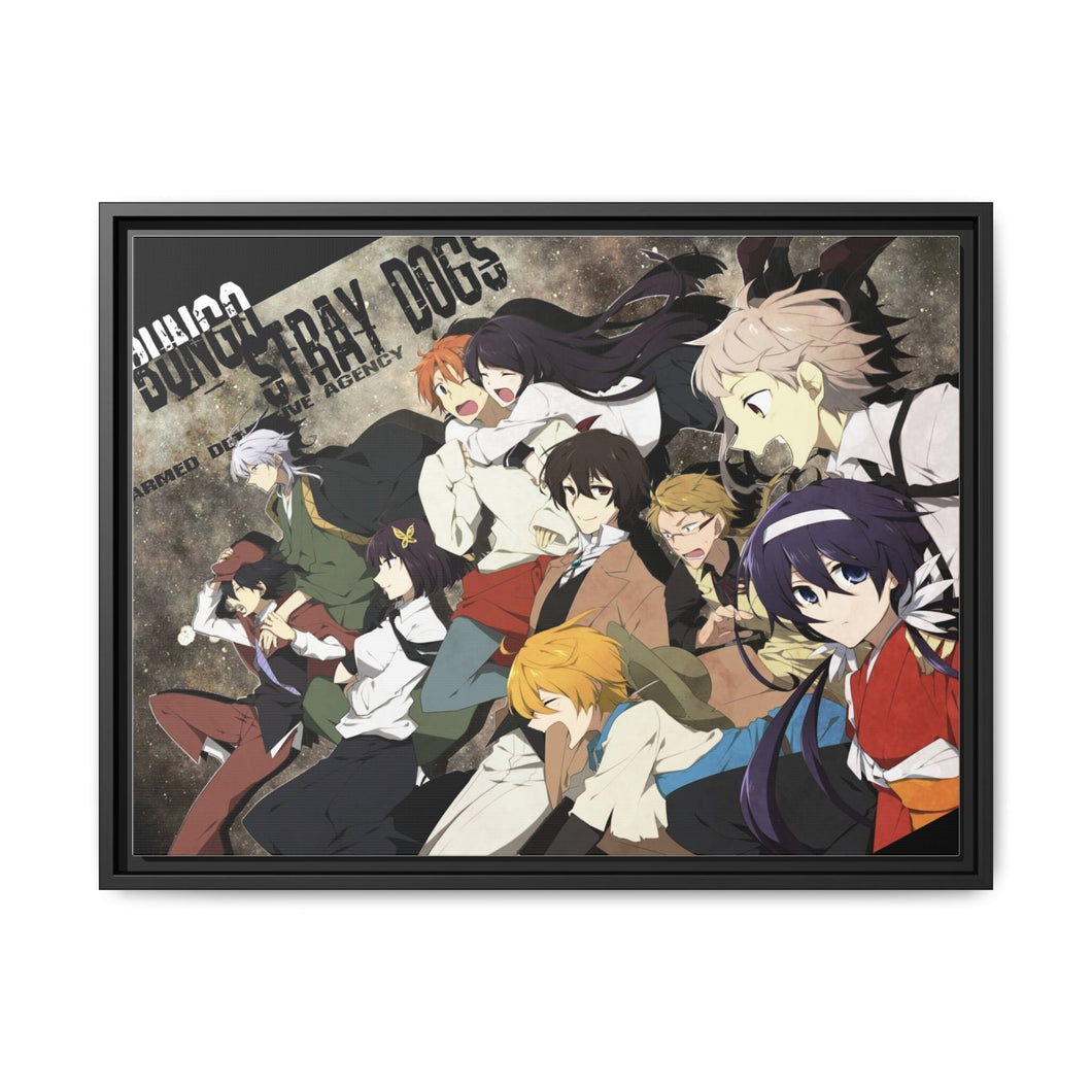 Anime Bungou Stray Dogs Canvas Framed Art Print