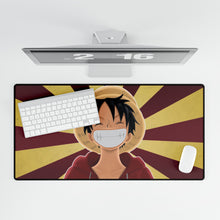 Load image into Gallery viewer, Pirate Monkey D luffy from One Piece Mouse Pad (Desk Mat)
