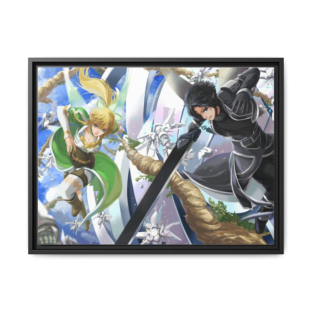 Anime Sword Art Online Canvas Framed Art Print