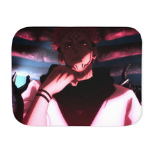Load image into Gallery viewer, You dare touch my soul? - Ryomen Sukuna Sherpa Blanket
