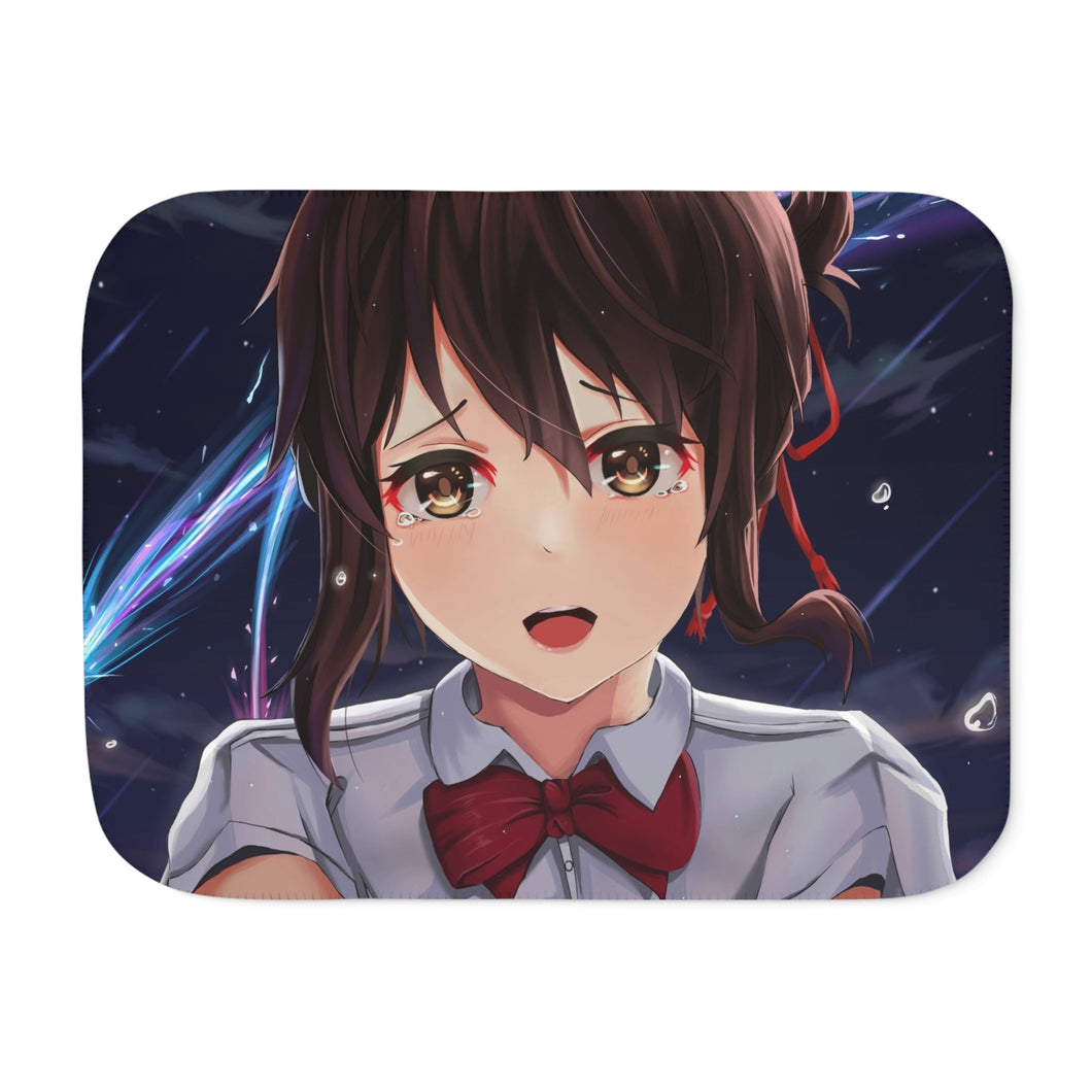 Your Name. Sherpa Blanket