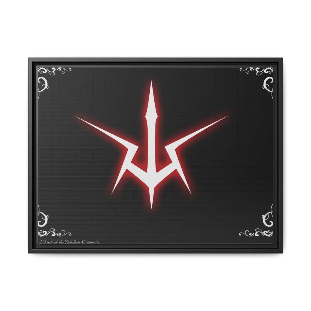 Anime Code Geassr Canvas Framed Art Print