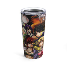 Load image into Gallery viewer, Fairy Tail Natsu Dragneel, Erza Scarlet, Gray Fullbuster, Lucy Heartfilia, Happy Tumbler 20oz
