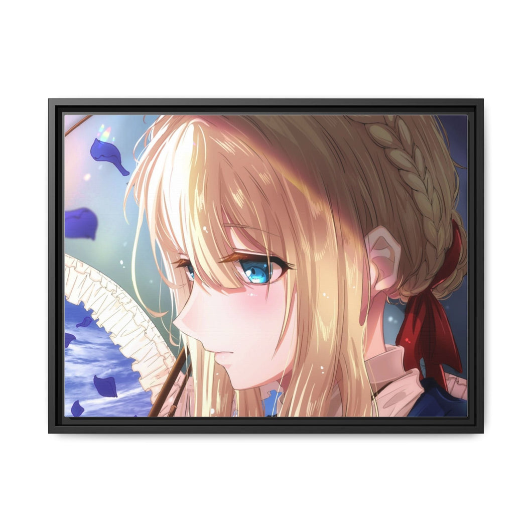 Anime Violet Evergarden Canvas Framed Art Print