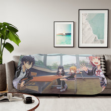 Load image into Gallery viewer, My Teen Romantic Comedy SNAFU Hachiman Hikigaya, Yukino Yukinoshita, Yui Yuigahama Sherpa Blanket
