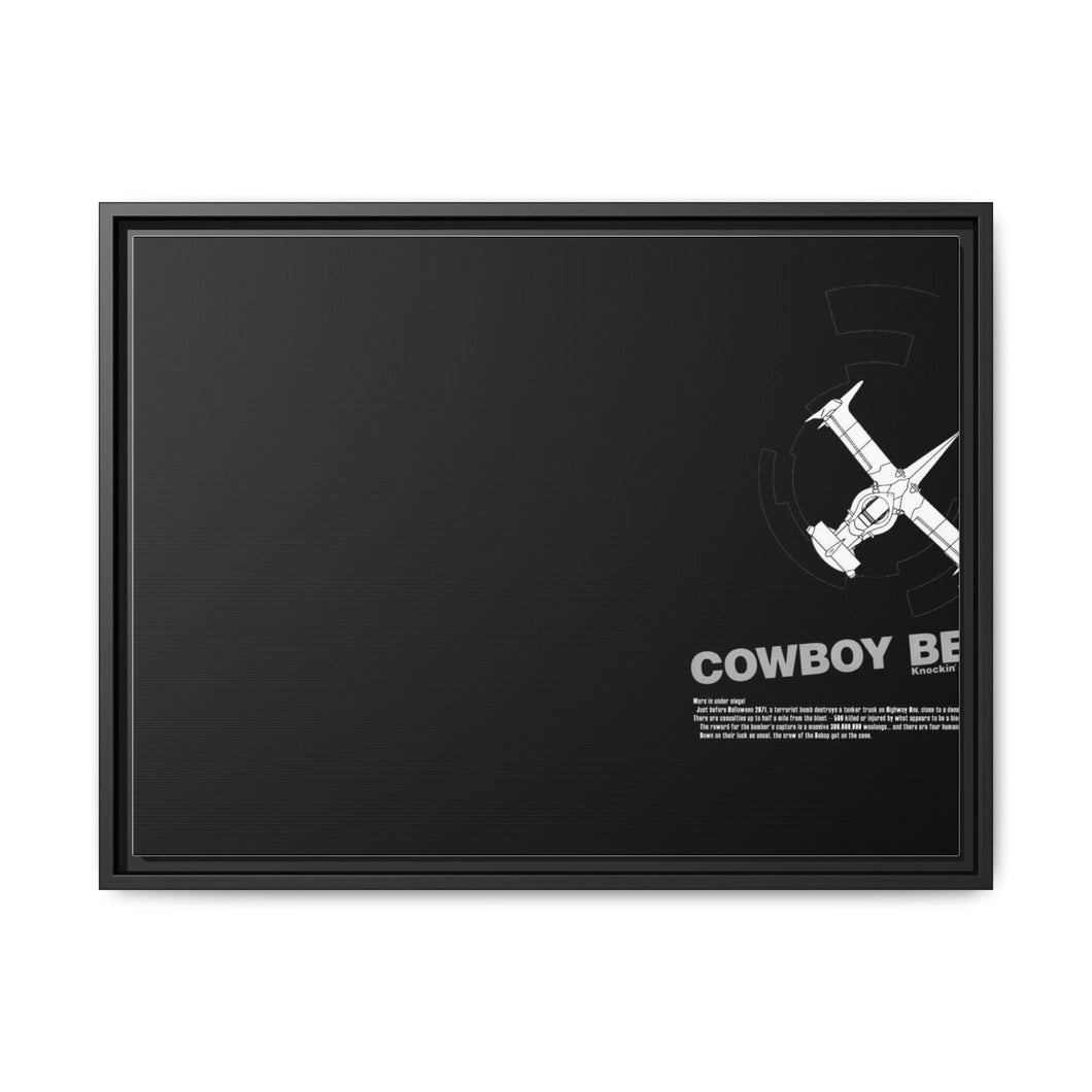 Anime Cowboy Bebop Canvas Framed Art Print