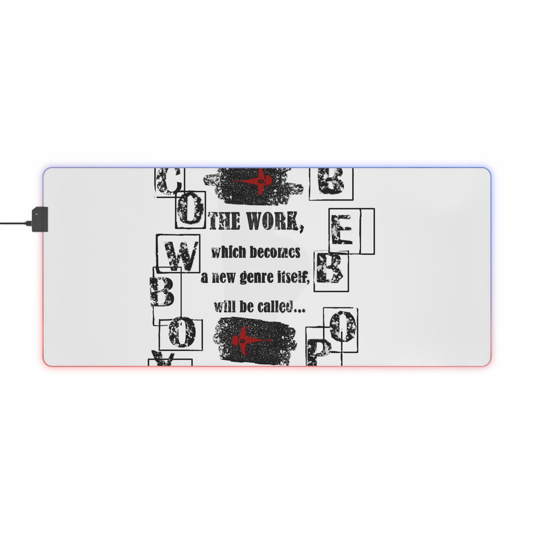 A New Genre Itself RGB LED Mouse Pad (Desk Mat)