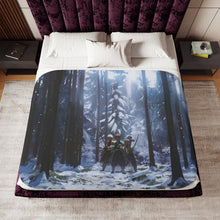 Load image into Gallery viewer, Anime Demon Slayer: Kimetsu no Yaiba Sherpa Blanket
