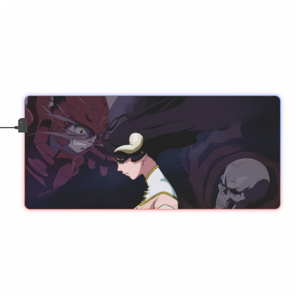 Shalltear,Albedo and Ainz Ooal Gown RGB LED Mouse Pad (Desk Mat)