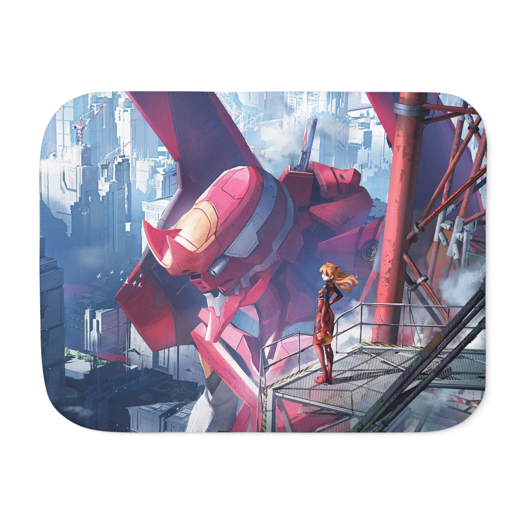 Anime Neon Genesis Evangelion Sherpa Blanket