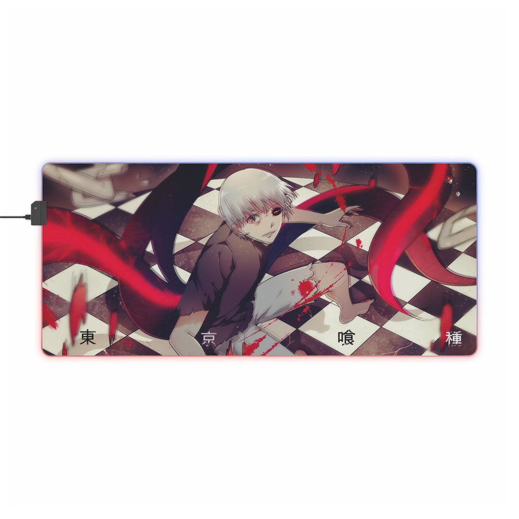 Tokyo Ghoul Ken Kaneki RGB LED Mouse Pad (Desk Mat)