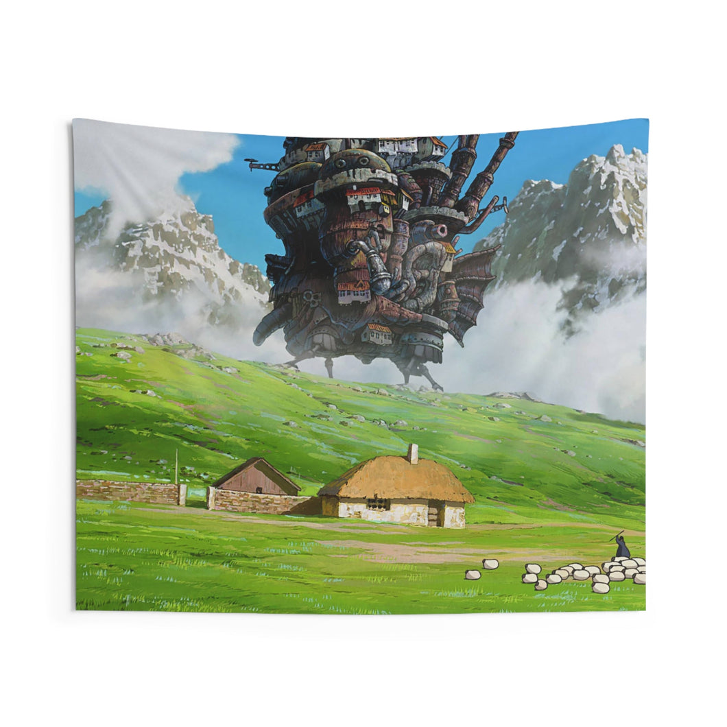 Howl's Moving Castle Indoor Wall Tapestry