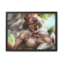 Load image into Gallery viewer, Anime Princess Mononoke Canvas Framed Art Print

