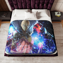 Load image into Gallery viewer, Anime One-Punch Man Sherpa Blanket
