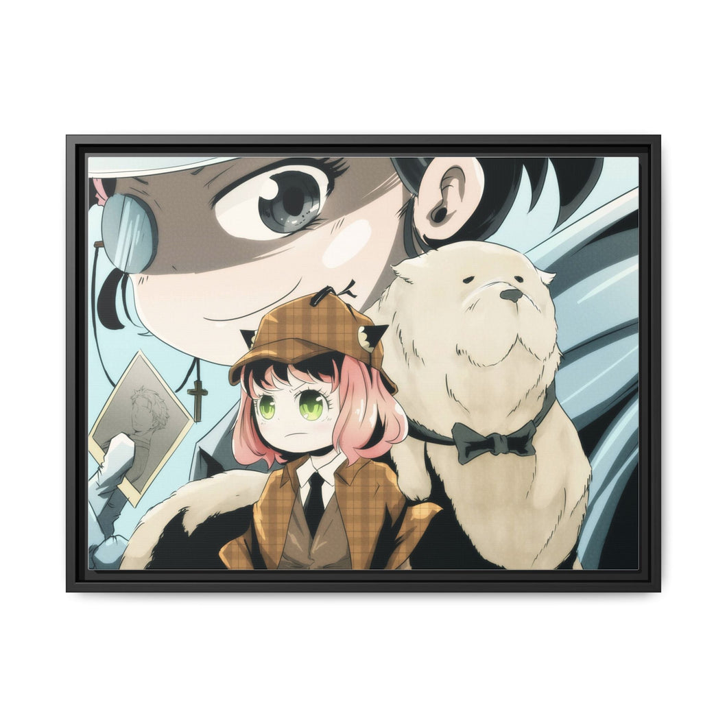 Anime Spy x Family Canvas Framed Art Print
