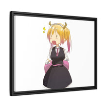 Load image into Gallery viewer, Miss Kobayashi&#39;s Dragon Maid Kobayashi San Chi No Maid Dragon, Tohru Canvas Framed Art Print
