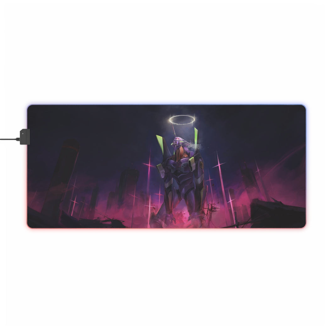 Neon Genesis Evangelion RGB LED Mouse Pad (Desk Mat)