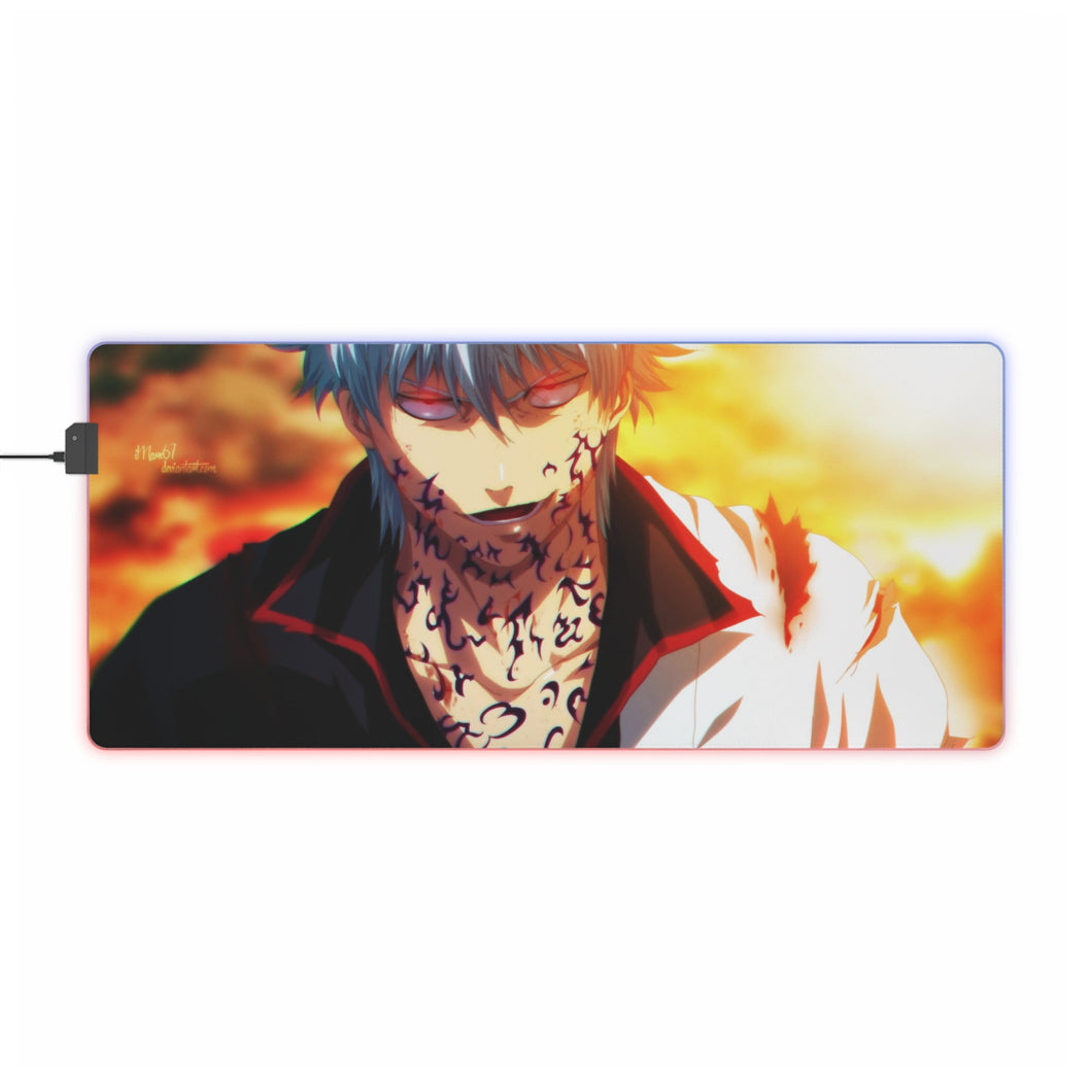 Gintama Gintoki Sakata RGB LED Mouse Pad (Desk Mat)