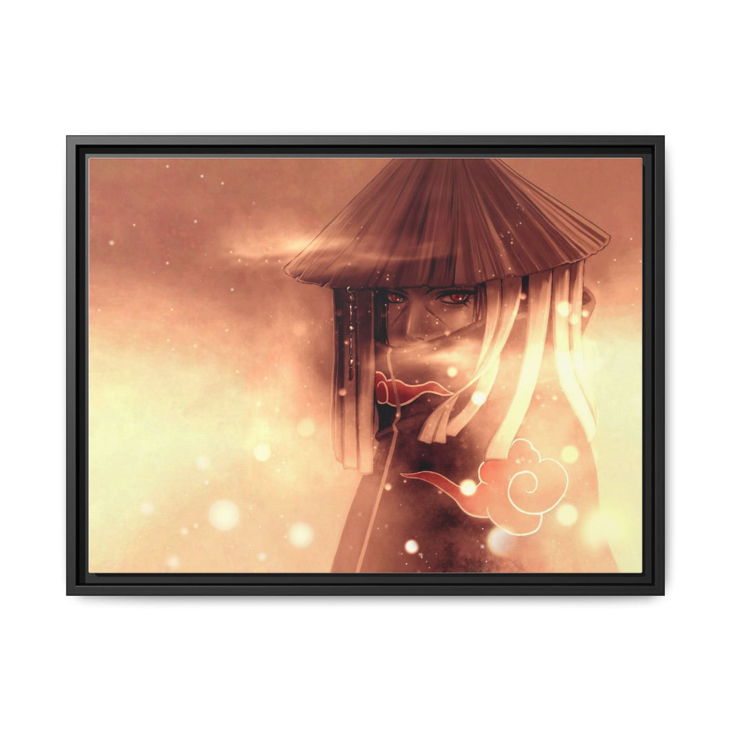 Uchiha Itachi Canvas Framed Art Print