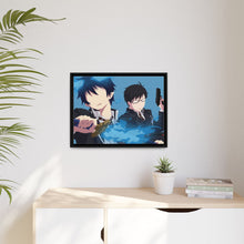 Load image into Gallery viewer, Blue Exorcist Rin Okumura, Yukio Okumura Canvas Framed Art Print
