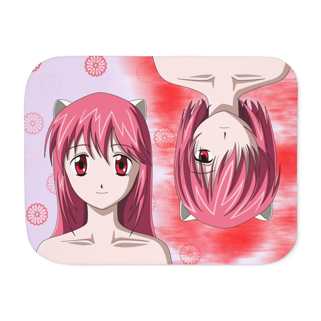 Anime Elfen Liedr Sherpa Blanket