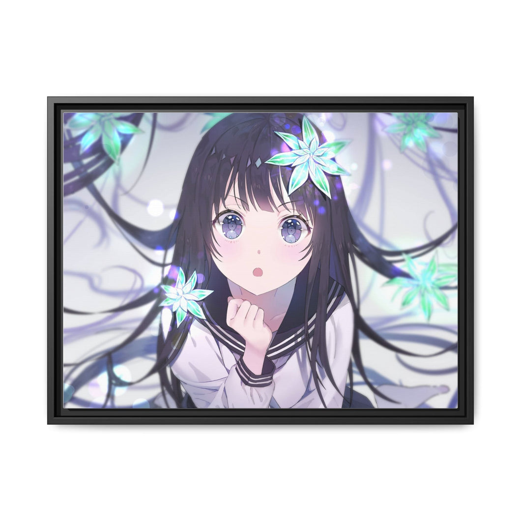Hyouka Eru Chitanda Canvas Framed Art Print