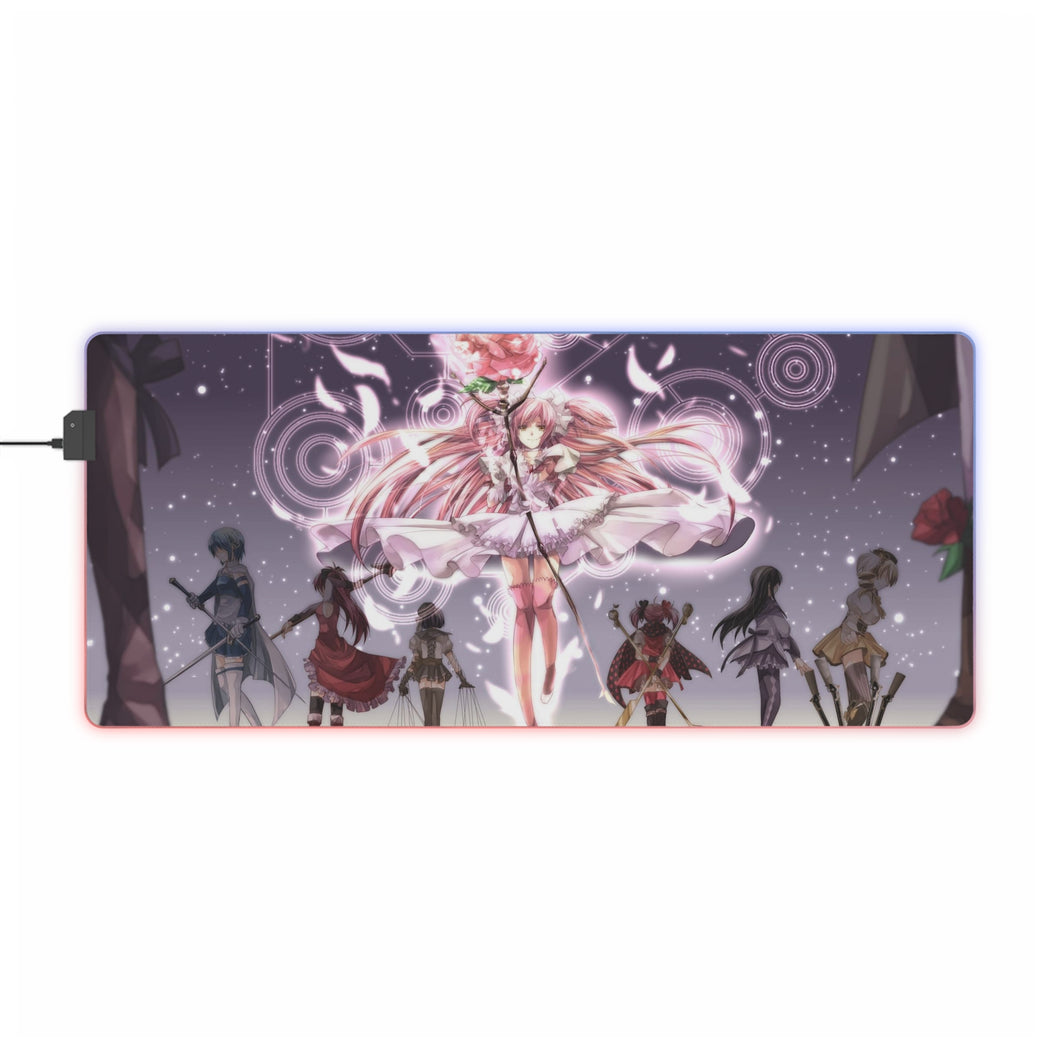 Puella Magi Madoka Magica RGB LED Mouse Pad (Desk Mat)