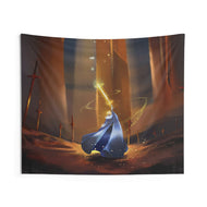 Saber, Woman Warrior Indoor Wall Tapestry