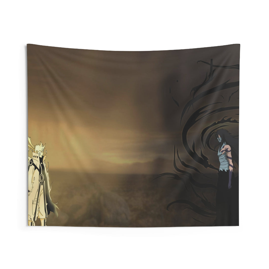 Ichigo vs Naruto Indoor Wall Tapestry