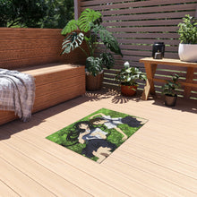 Load image into Gallery viewer, Eru Chitanda  Mayaka Ibara in the garden Rug
