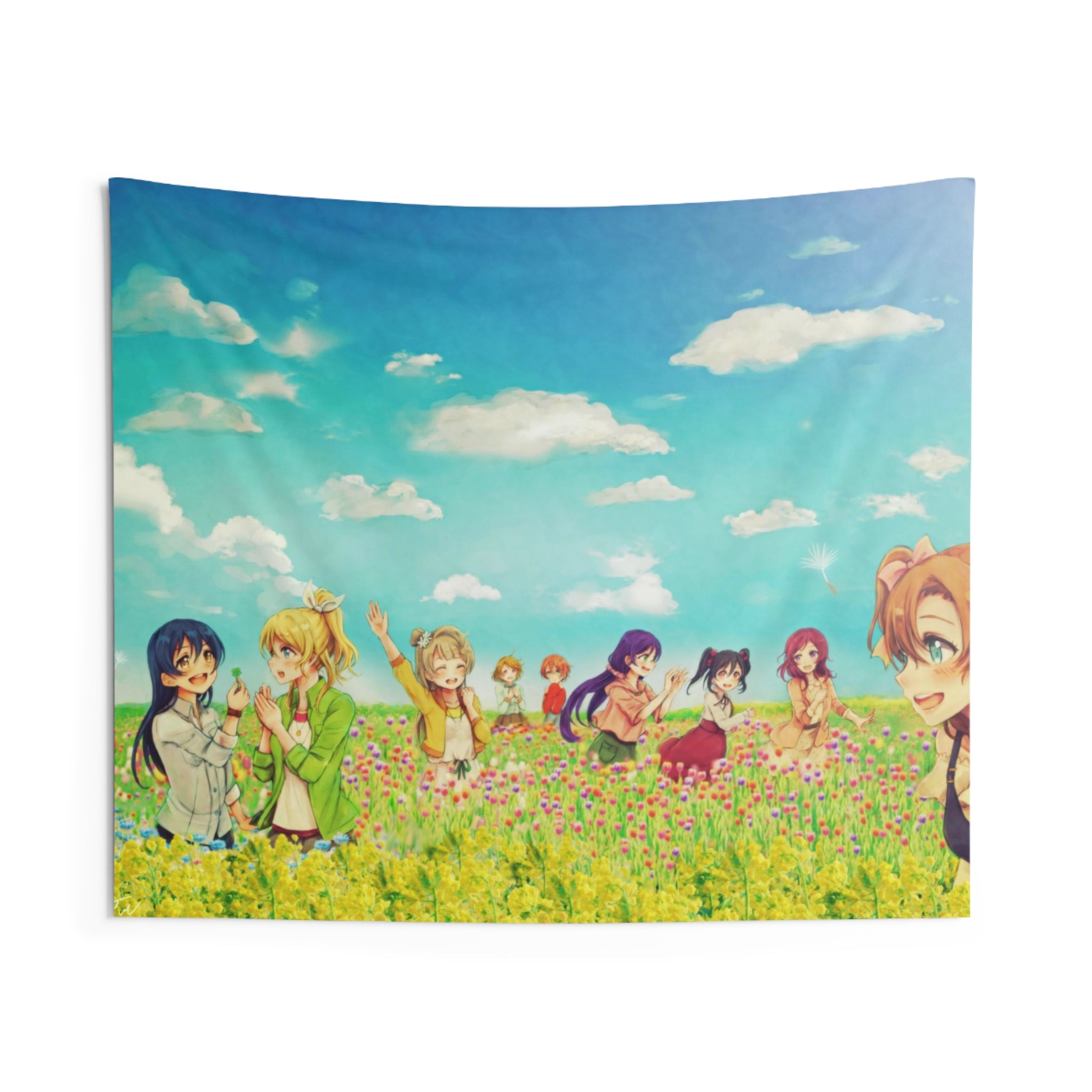 Love Live! Group Indoor Wall Tapestry