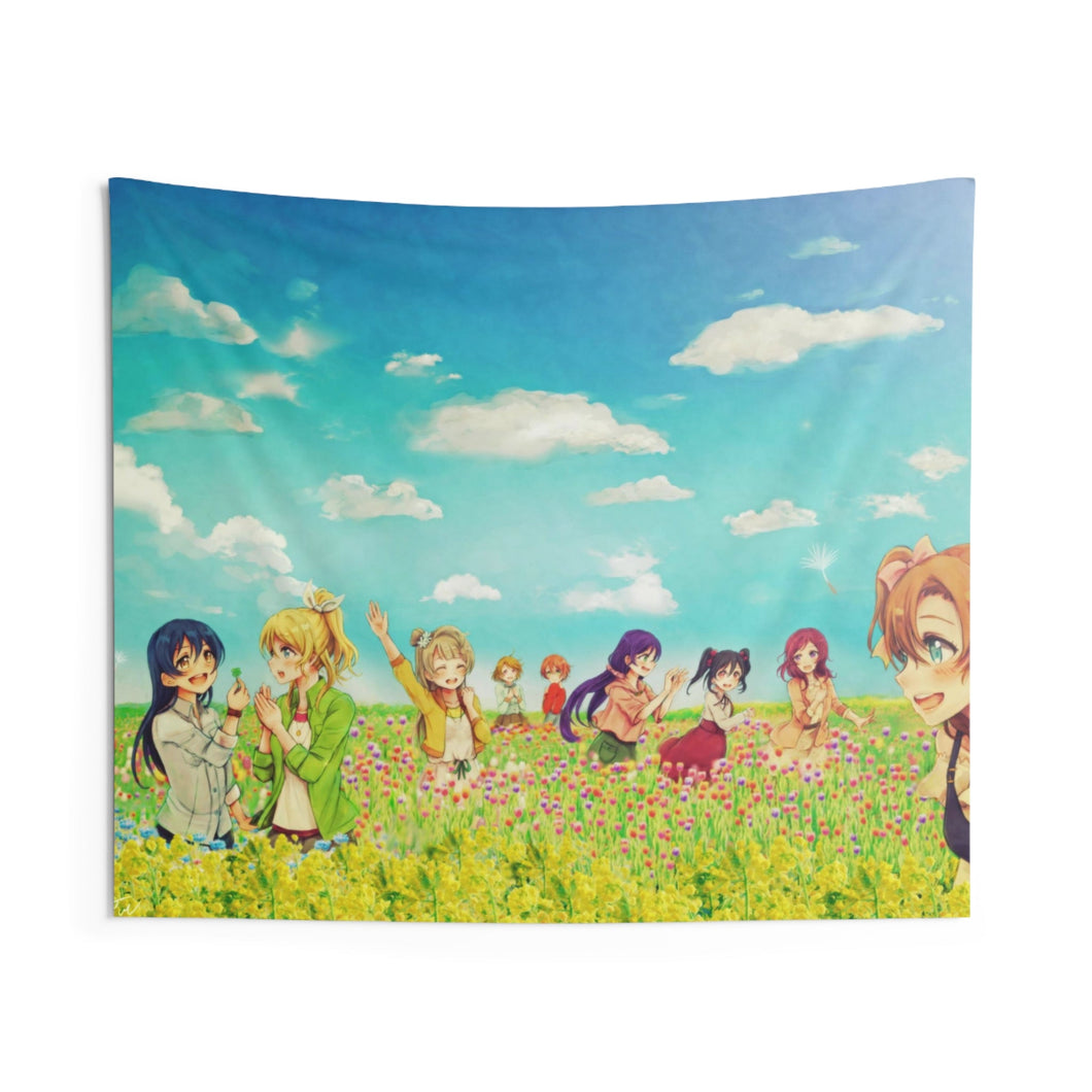 Love Live! Group Indoor Wall Tapestry