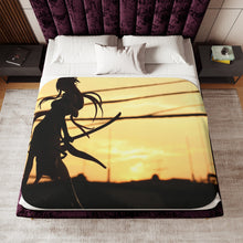 Load image into Gallery viewer, Highschool Of The Dead Sherpa Blanket
