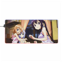 Load image into Gallery viewer, Is the Order a Rabbit? RGB LED Mouse Pad (Desk Mat)
