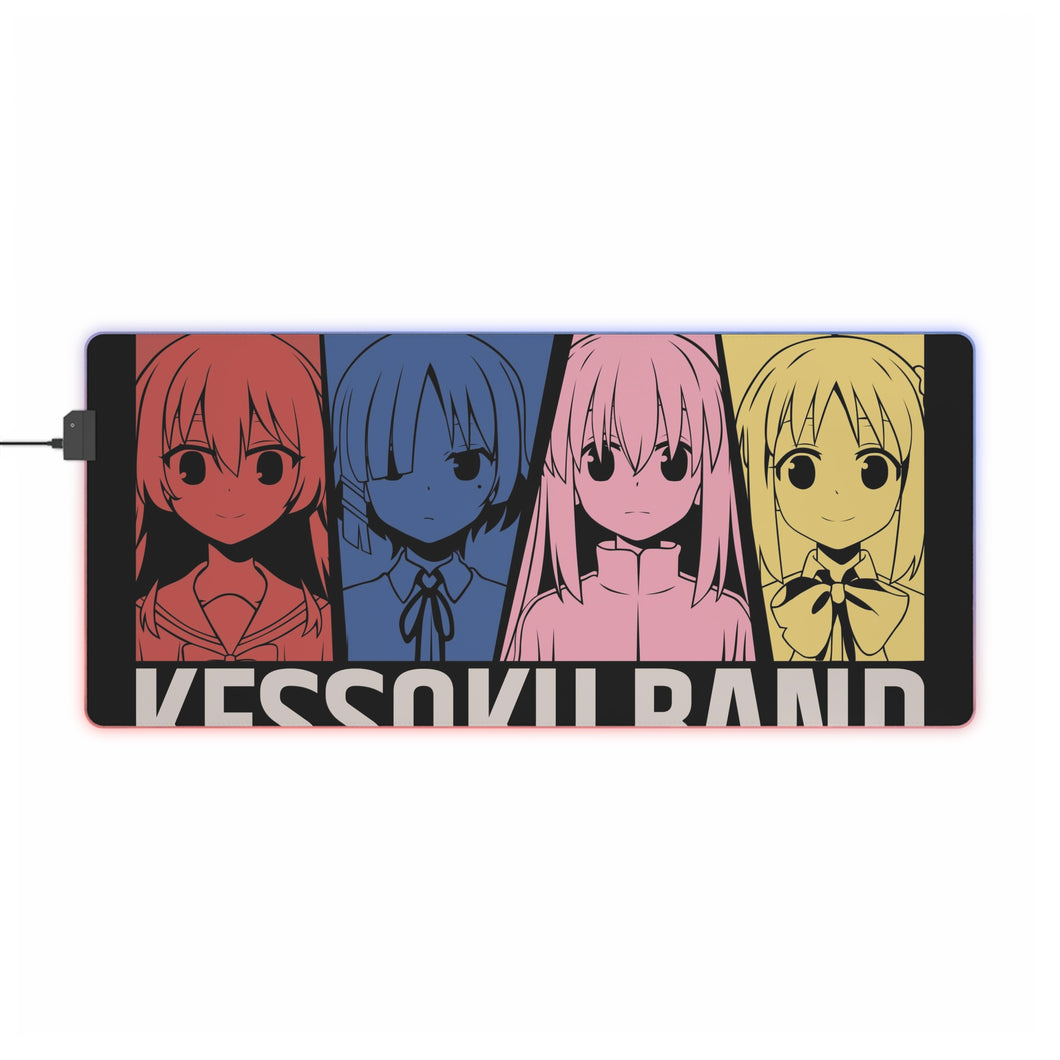 Kessoku Band | Bocchi the Rock! RGB LED Mouse Pad (Desk Mat)