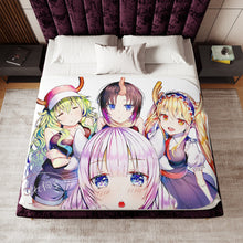 Load image into Gallery viewer, Miss Kobayashi&#39;s Dragon Maid Sherpa Blanket
