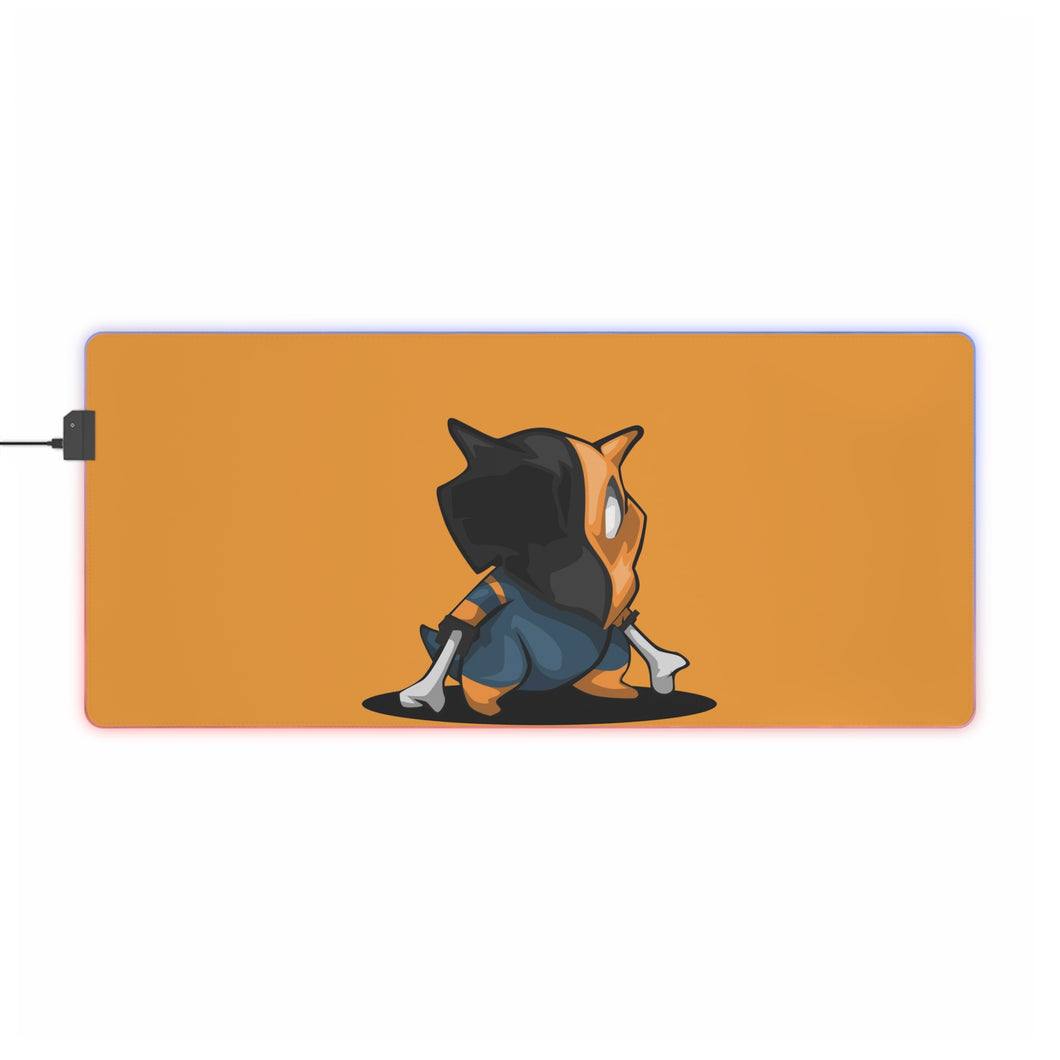 Cubone as Deathstroke RGB LED Mouse Pad (Desk Mat)