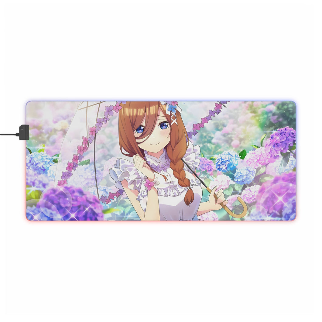 Miku Nakano RGB LED Mouse Pad (Desk Mat)