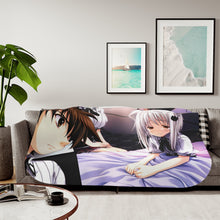 Load image into Gallery viewer, High School DxD Akeno Himejima, Issei Hyoudou, Koneko Toujou Sherpa Blanket
