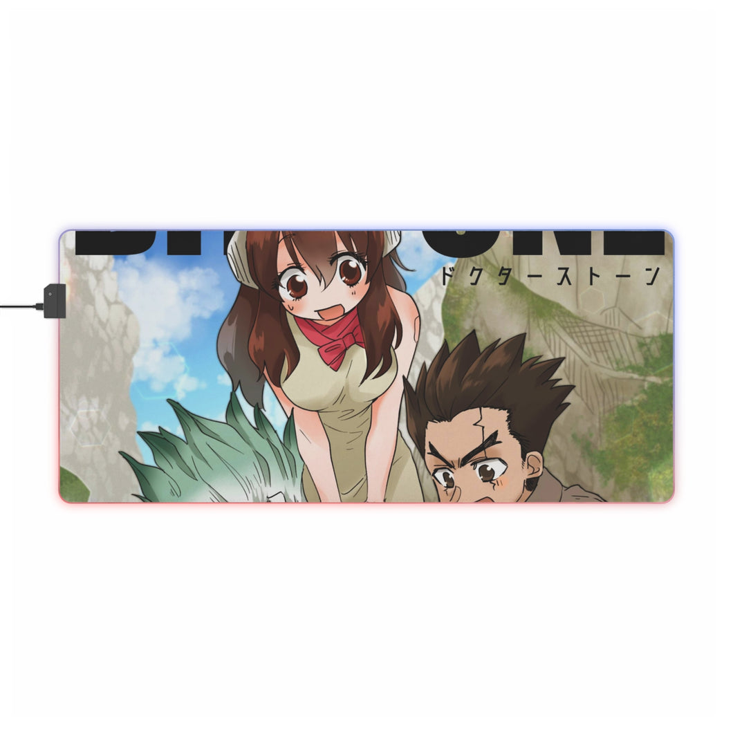 Dr. Stone Yuzuriha Ogawa RGB LED Mouse Pad (Desk Mat)